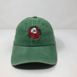 Skull And Roses Slouch Hat Dad Hat